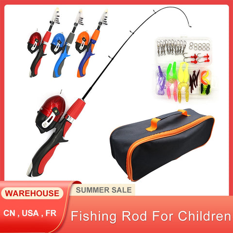 Kids Fishing Pole Set Full Kits