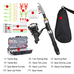 Fishing Rod Reel Combo Full Kit