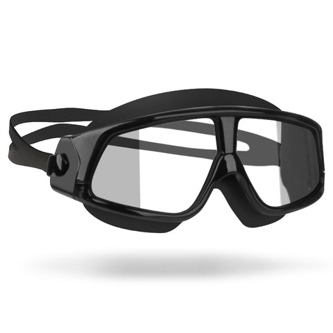COPOZZ Swimming Goggles Comfortable Silicone Large Frame Swim Glasses