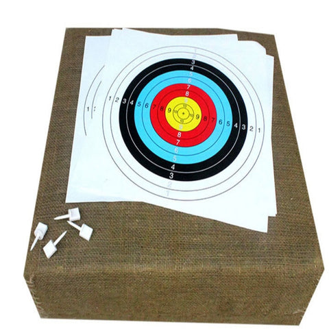 5PCS 40 * 40cm Target Paper Darts Target Paper Full Ring