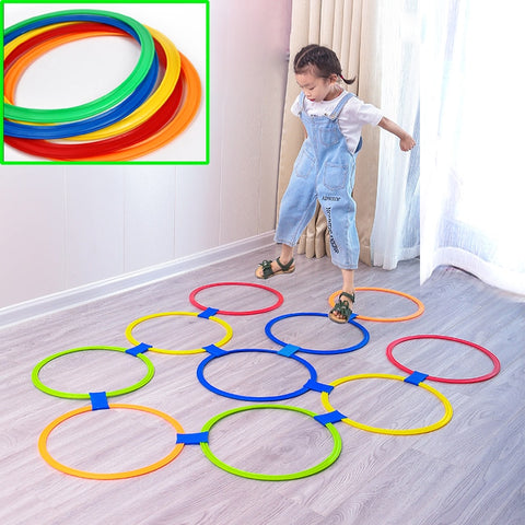 Kids Outdoor Toys Hopscotch Ring