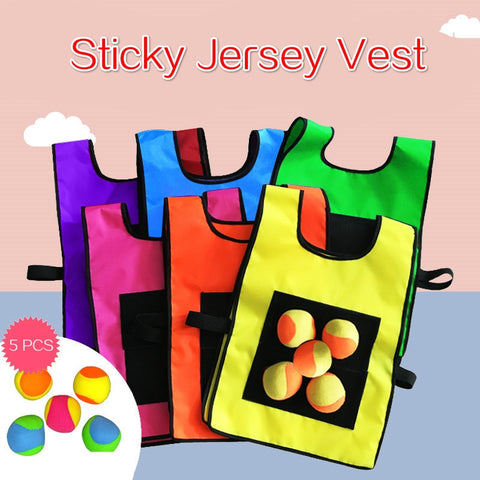 Outdoor Sport Game Props Vest Sticky Jersey